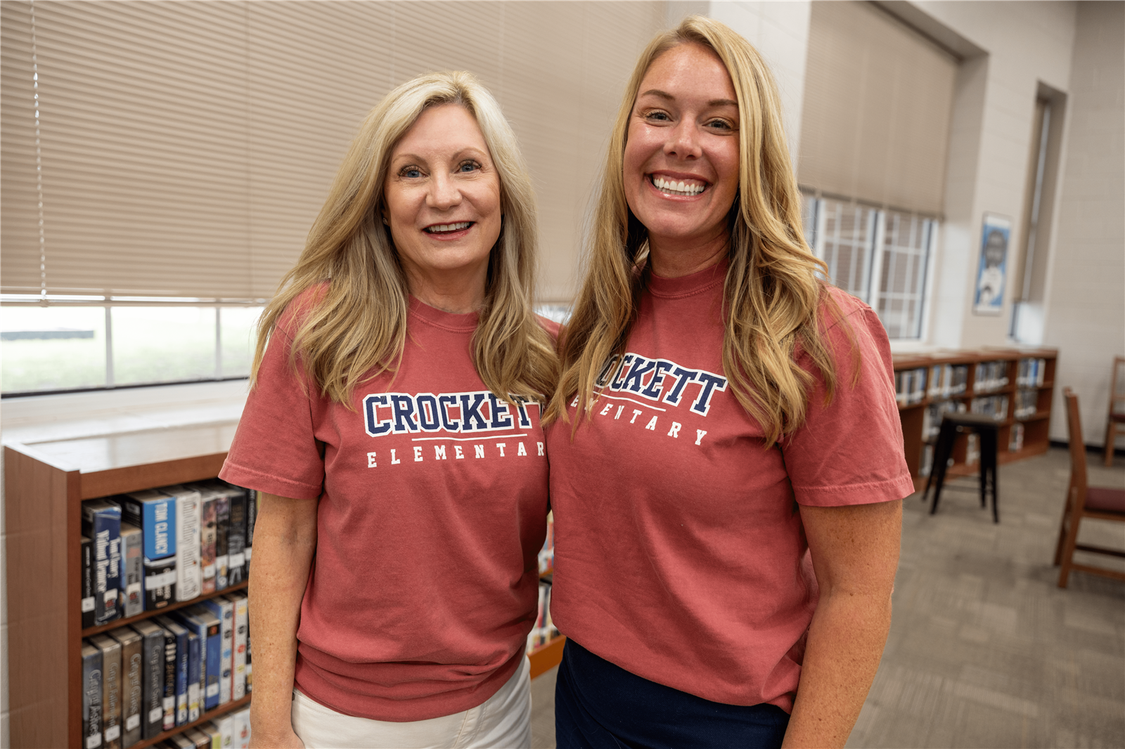 Principal and Assistant Principal smiling